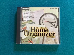 THE ULTIMATE HOME ORGANIZER WINDOWS 95 PC CD-ROM IN JEWEL CASE VERY RARE GREAT!!