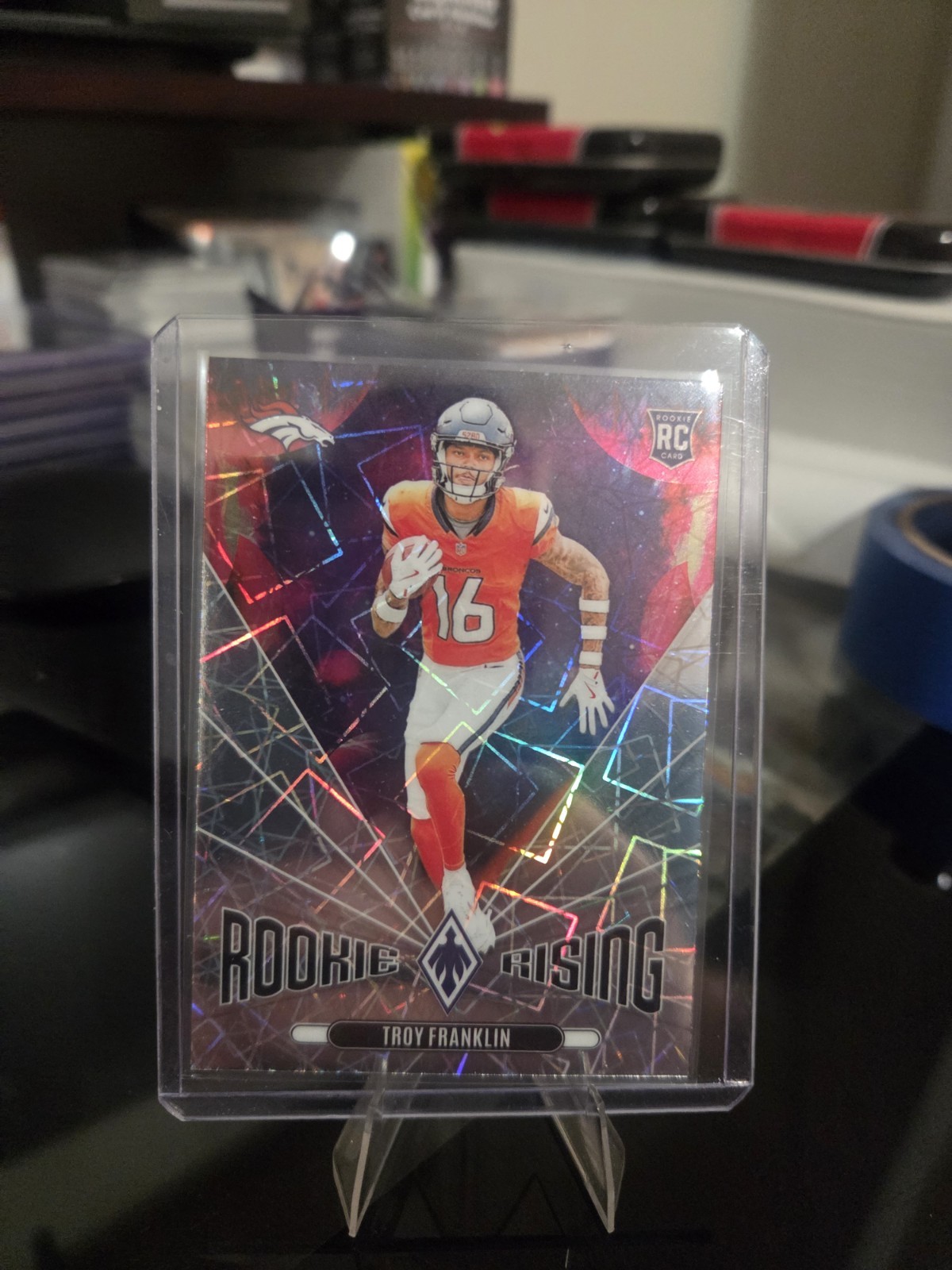 2024 Panini Phoenix - Rookie Rising Troy Franklin #RR-TFN Lazer (RC)