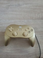Nintendo Wii Gold Classic Pro Wired Controller