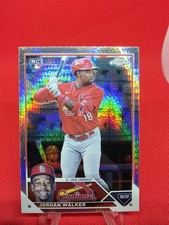 2023 Jordan Walker Topps Chrome Prizm R/C St. Louis Cardinals #209