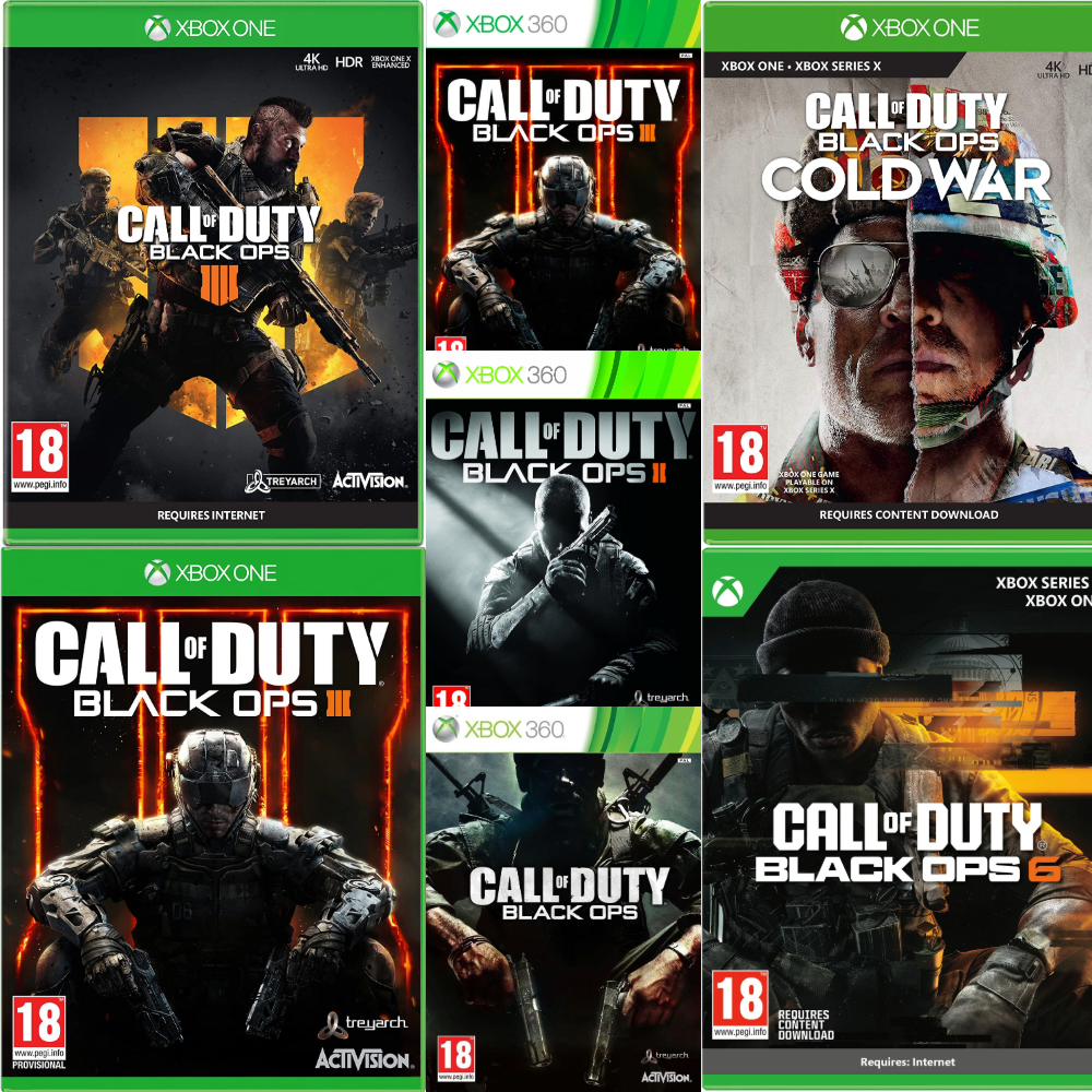 Call of Duty Black Ops Xbox One Xbox 360 Games - Choose Your Game