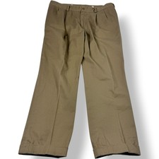 Bills Khakis M2P Classic Fit Double Pleat Chino Pants Men's Sz 37x29 USA Vintage