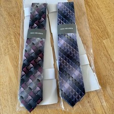 NEW Van Heusen Men's Tie set 1-Rose  1-Lavender