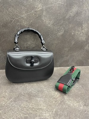 Gucci Bamboo 1947 Top Handle Bag Leather Small 675797 | eBay