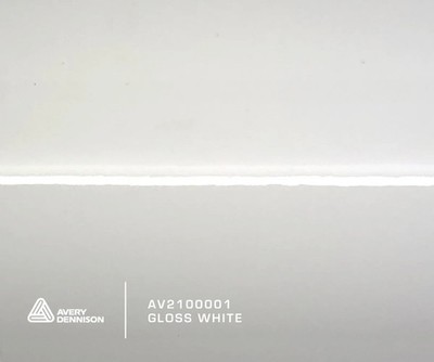 AVERY DENNISON SWF GLANZ WEISS PREMIUM SUPREME FOLIE / LIEFERUNG AM NÄCHSTEN TAG