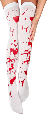 Blutige Strumpfhose Halloween Overknee Leggings Cosplay Socken Accessoire