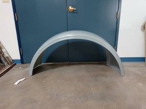 DAMAGED Peterbilt 379 Aluminum Fender - Driver Side