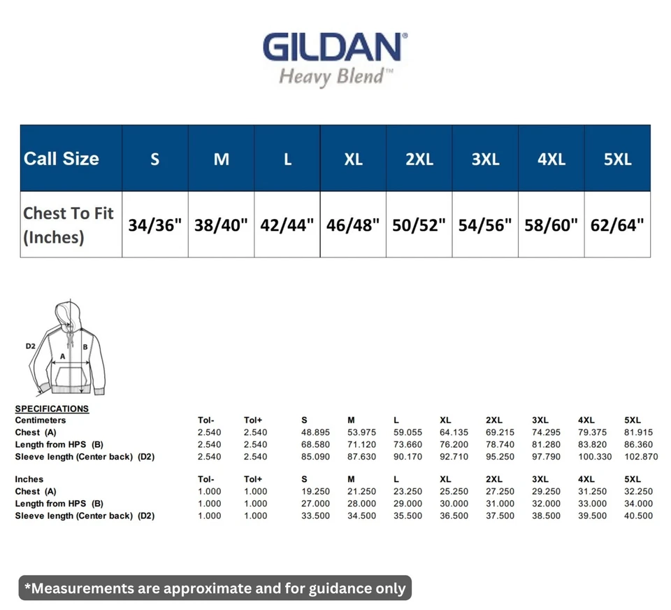 Gildan Full Zip Up Hoodie Soft Heavy Blend Hooded Sweatshirt Jacket Mens Womens - Image 2 of 4