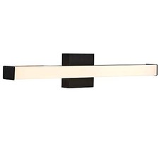 Hamilton Hills Rectangular 24 Inch LED Vanity Lighting Fixture B07P8VP385 -Black