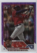 2023 Topps Update Purple Foil 514/799 Narciso Crook #US186 18f2