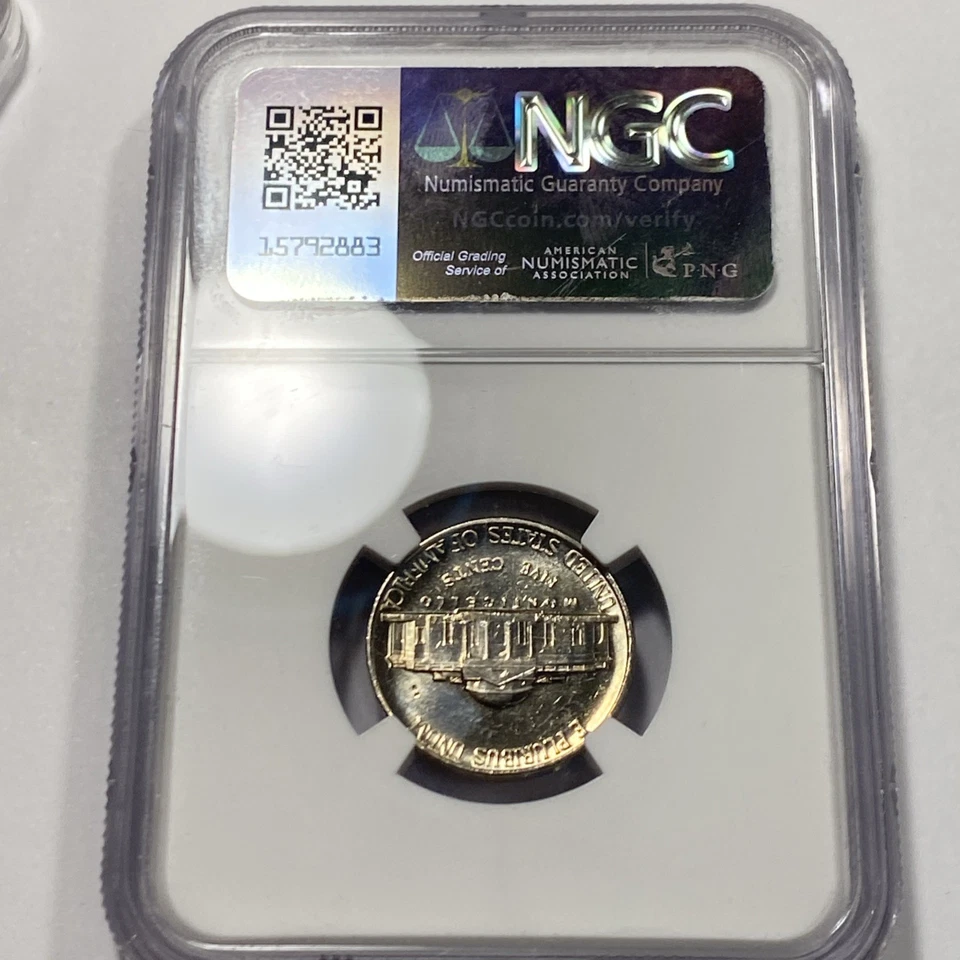 1989-P 5c Jefferson Nickel NGC MS66 6 Full Steps Item 9605 - Image 2 of 4