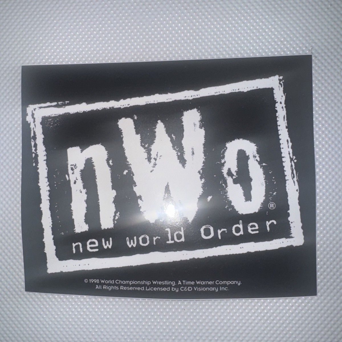 NWOさま専用ページ 1998 NWO New World Order Sticker WCW. Never Used. Pro Wrestling