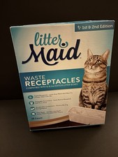 Open Box Cat Litter Maid Waste Receptacles 11 Count for 1st  2nd Edition Boxes