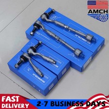 4x New Inner Outer Tie Rod End Kit For Bmw 535i 528i 535i 528i 550i Xdrive