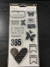 Fiskars Teresa Collins SMILE 13 Clear Stamps 106030-1001
