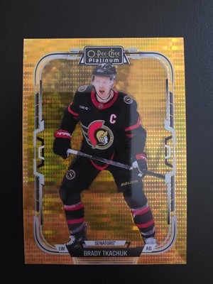 2025-26 O-Pee-Chee Platinum Brady Tkachuk Seismic Gold 29/50