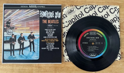 33 7" LP THE BEATLES (SLEEVE) SOMETHING NEW CAPITOL SXA-2108