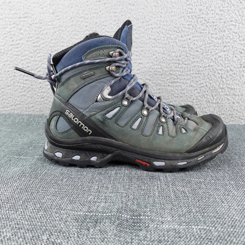 Salomon Quest 4D GTX Botas de Senderismo para Hombres 8.5 Verde Azul Duradero Contagrip Mujer 10 Foto 3 de 4
