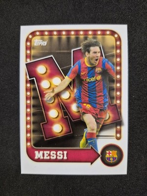 2025 Topps FC Barcelona Collector Tin, Lionel Messi, Name In Lights, # 27