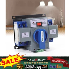 Dual Power Automatic Transfer Switch 60HZ Changeover Transfer Switch Tool 63A 2P