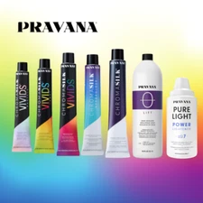 Pravana Chromasilk Vivid Semi Hair Color And Chromasilk Permenant Creme Color