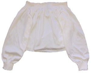 H\u0026m White Elasticated Bandeau Long 