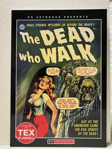 The Dead Who Walk 1952 NM HIGH GRADE PS Artbooks 2023 facsimile copy - LE/OOP!