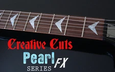 V Custom MOP Fret Markers Inlay Sticker Decal for Jackson or ANY GUITAR and BASS