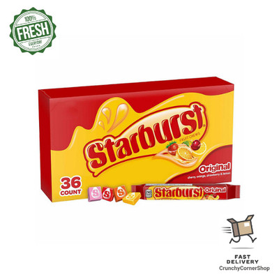 Starburst Original Fruity Chewy Candy Full Size Bulk Pack (2.07 oz., 36 ct.)