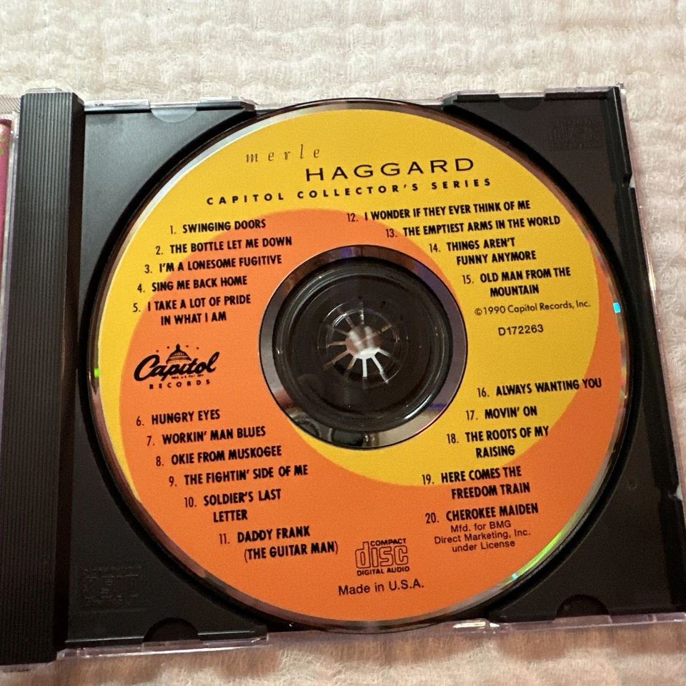 MERLE HAGGARD Collector's Series CD Capitol Records - Image 4 of 4