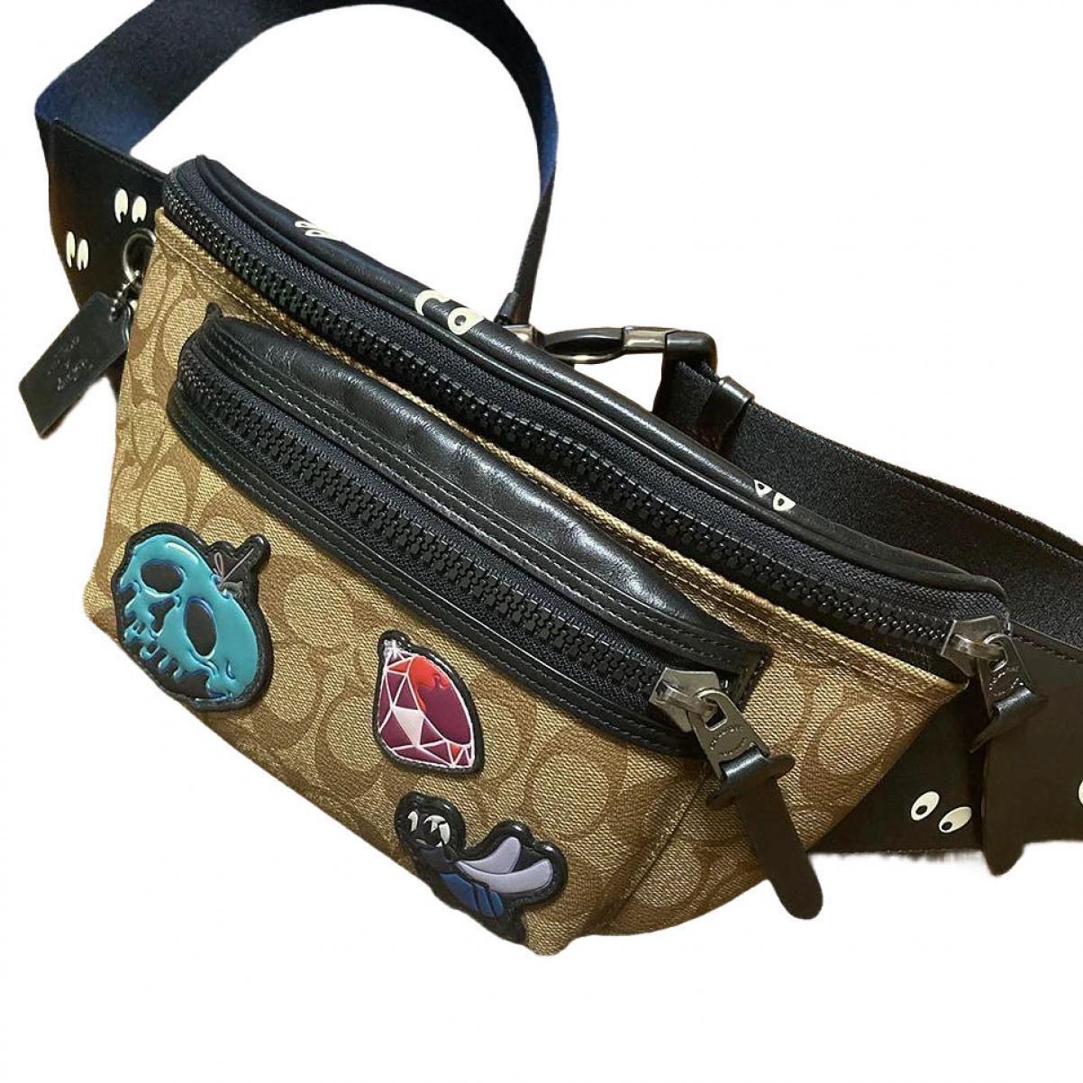 COACH Disney Snow White Waist Shoulder Bag Calf Leath… Gem