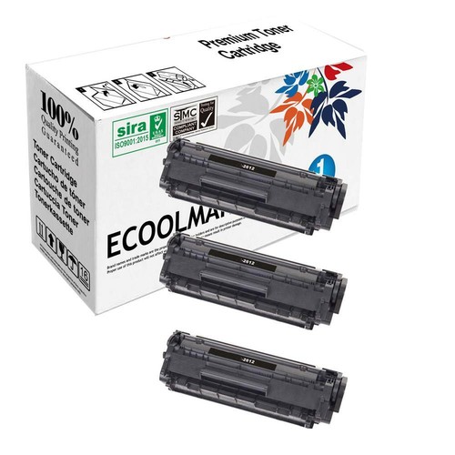 3 pack Q2612A Toner Cartridge fits HP 1022 1020 1012 1018 3055 n nw