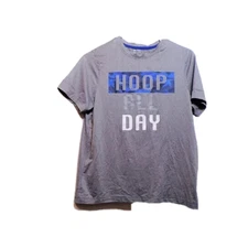New Members Mark Hoop Day boy's active tee 14/16 shoulder reflectors LB