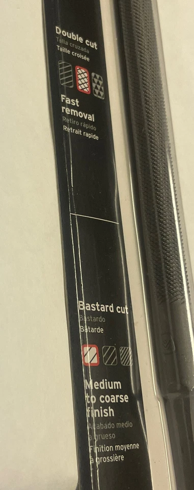 Corona 12” Round File, Bastard Cut, Double-Cut, No Handle - NEW IN BOX (JL041) - Image 2 of 3