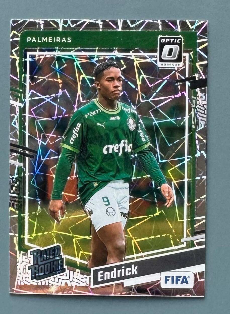 2023-24 Donruss Optic Soccer FIFA Endrick #176 RC Rated Rookie Velocity