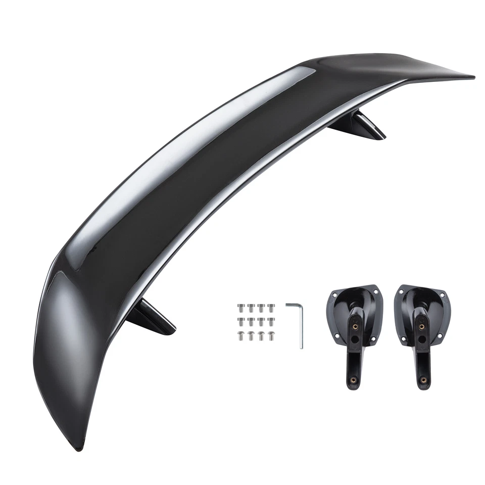 For Toyota Corolla Sedan 46" Rear Trunk Spoiler Racing GT Wing Glossy Black Foto 2 de 4