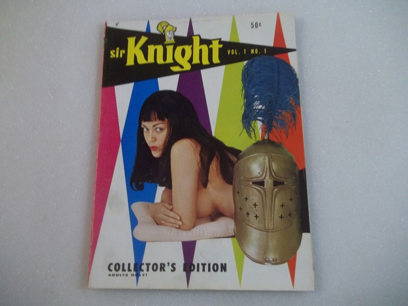 Sir Knight,1958, Vol. 1 No. 1,Bi-Monthly by Sirkay Pub. Magazine,66 PAGES