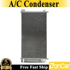 ZONCAR A/C Condenser & Receiver Drier For Honda Accord Value Package 2006-2007