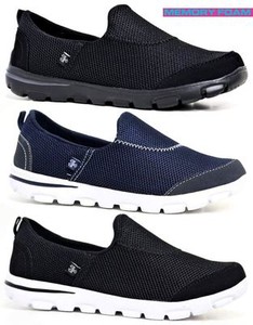 ladies memory foam trainers
