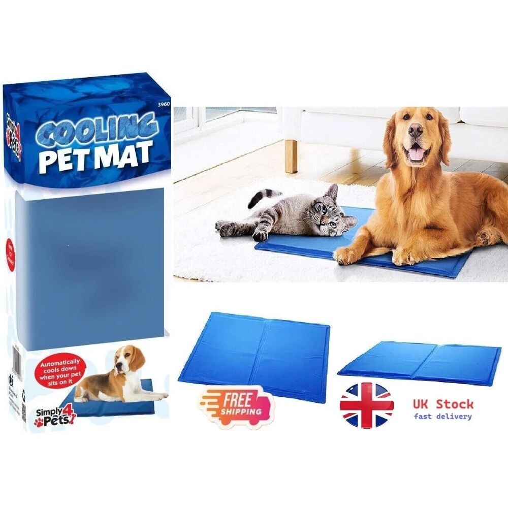 Pet Dog Cat Cooling Mat 45x60cm Self Cool Gel Mat For Dogs Cats