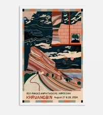 Khruangbin August 27-28 2024 Red Rocks Amphitheatre In Morrison CO Poster