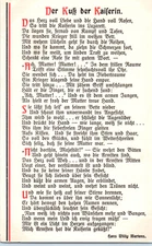 WWI Imperial German Kiss Of The Empress Propaganda Postcard