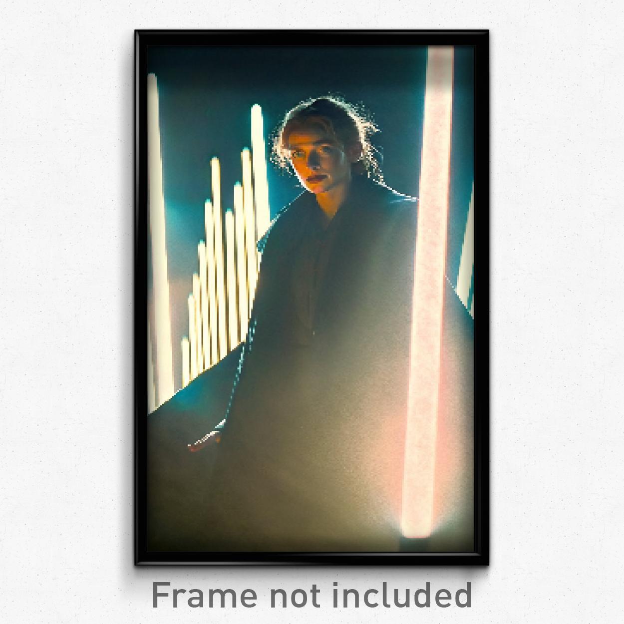 8 Bit Psychedelic Pixel Art Poster - Striking Duchy Trippy Video Game Print