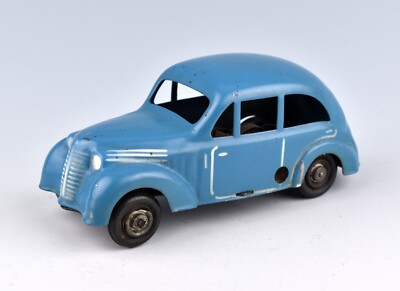 CIJ France Tinplate Clockwork Renault Juvaquatre (1939/40) Ref.5/39 (Blue) 