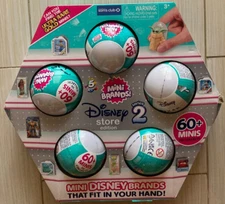 DISNEY STORE SERIES 2 TOY MINI BRANDS 5 PACK MYSTERY CAPSULES  NEW 3+