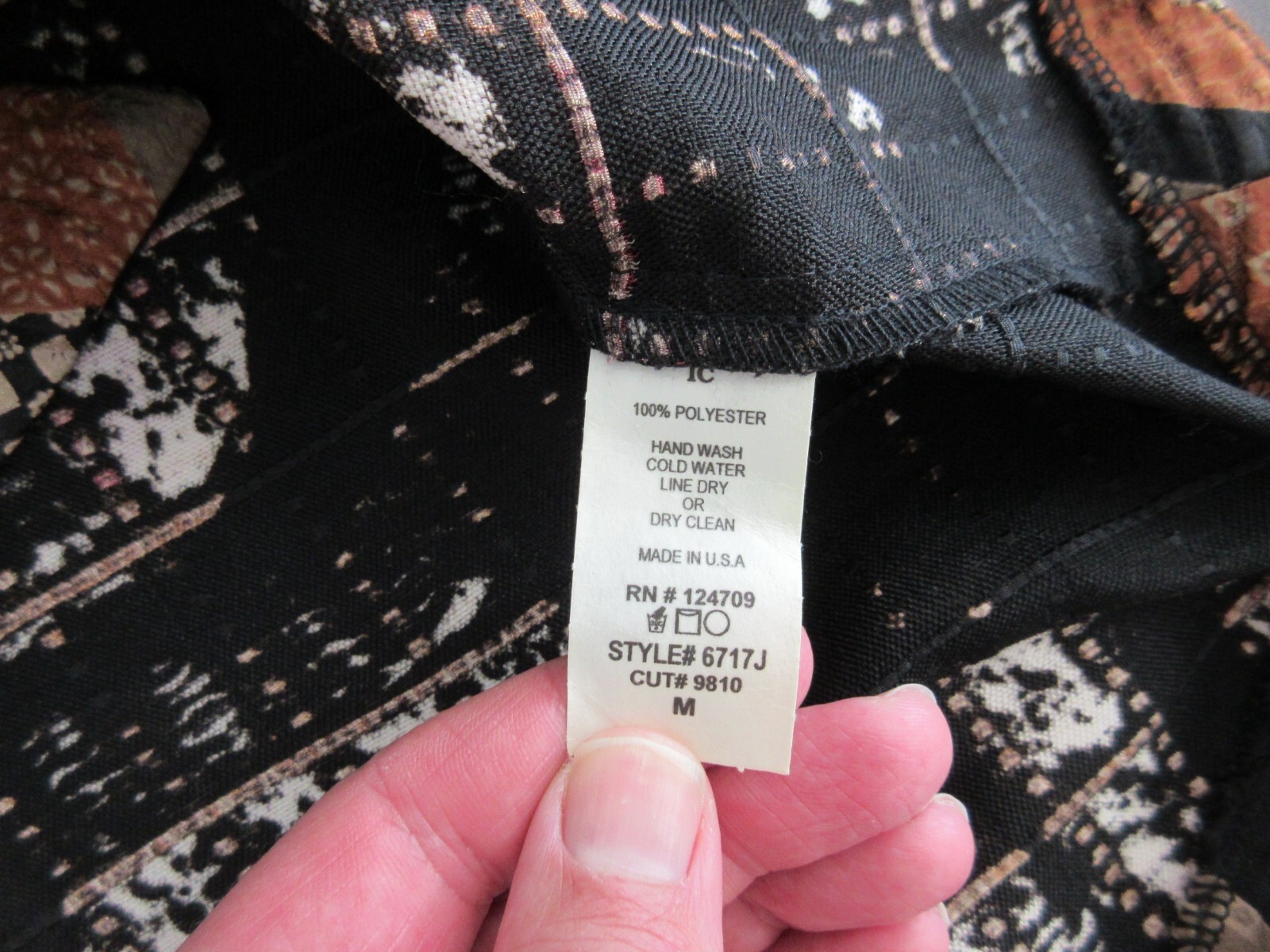 IC COLLECTION artsy polyester patterned asymmetri… - image 11