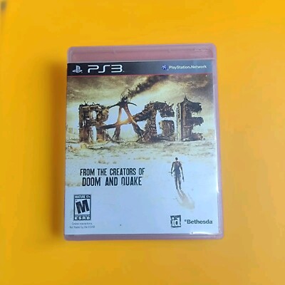 Rage Sony PlayStation 3 : From The Creators Of Doom & Quake : Tested/funcionando