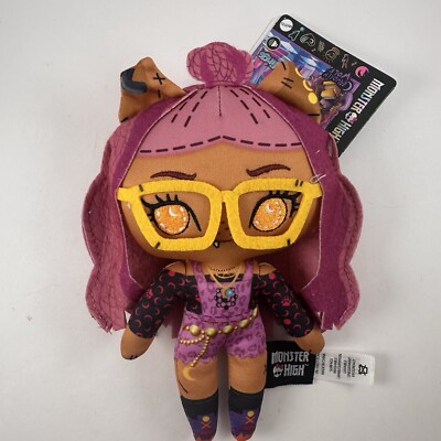 Monster High Howling Stitchling Clawdeen Wolf Plush Doll Toy Tested/Works W/Tags