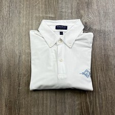 Peter Millar Crown Crafted Cotton Performance Solid Polo Shirt White XL 125
