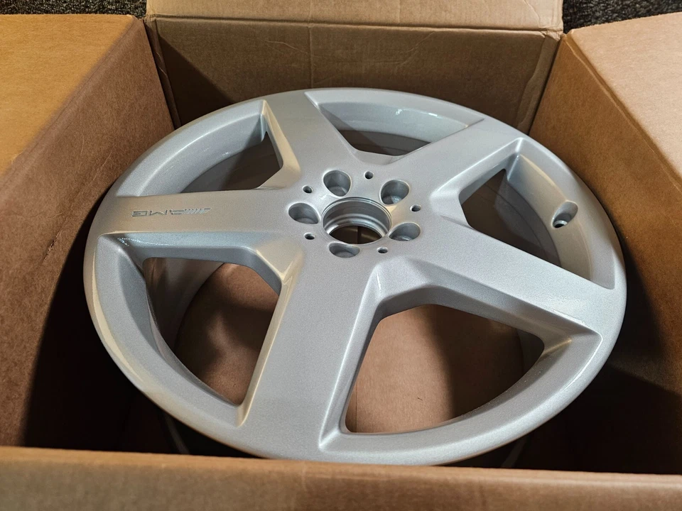 (QTY 1) Восстановленный обод колеса Mercedes-Benz R320 2007 19x8,5 5x112 64 мм - Изображение 4 из 4